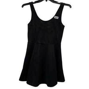 Divided Women's Short Sleeve Casual Dress, Color Black, Size 10